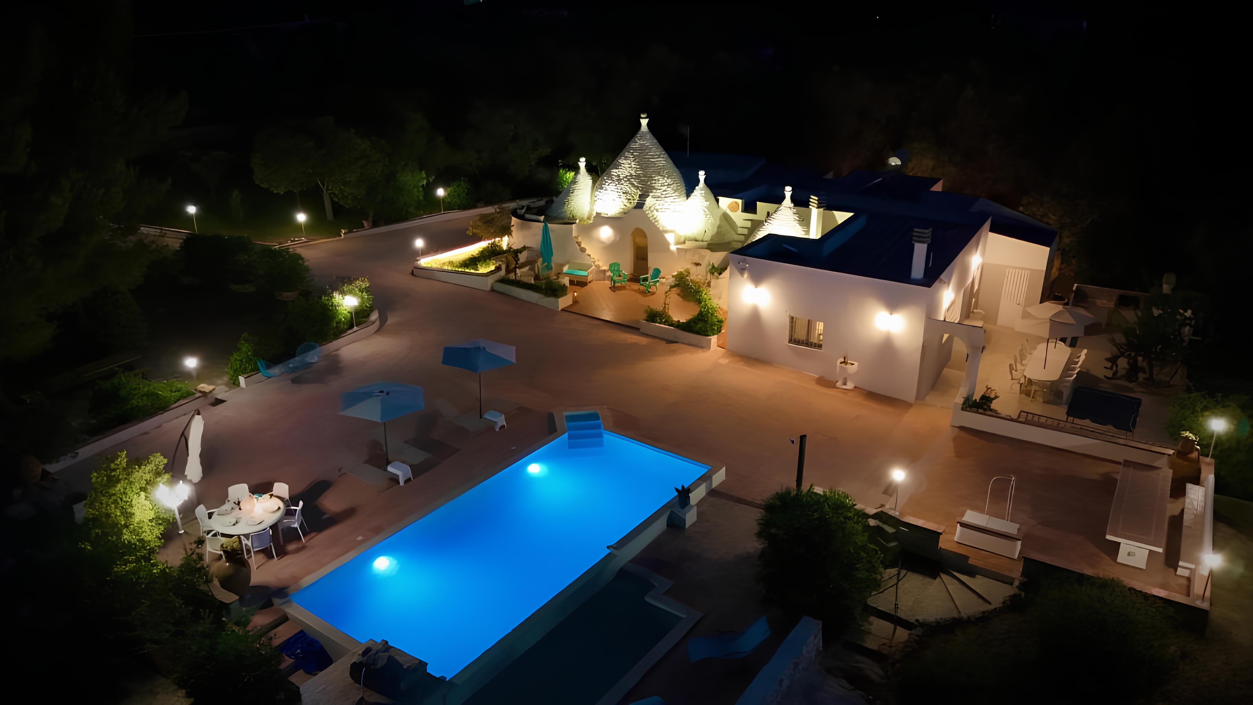 Trullo di notte